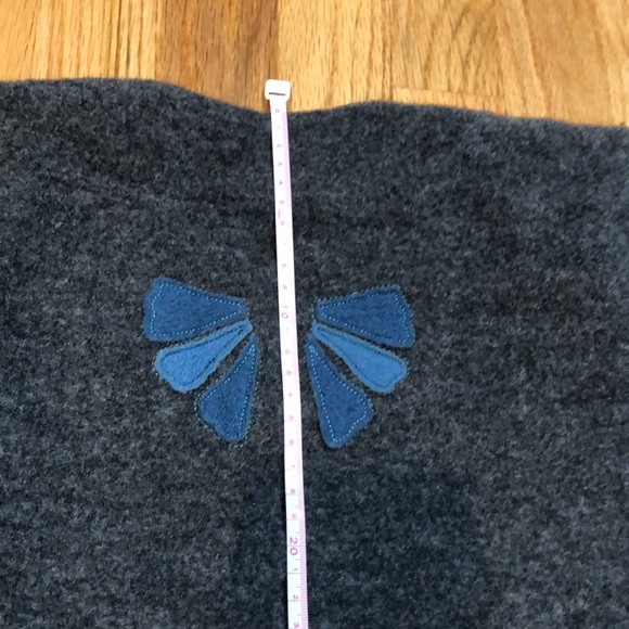 Anthropologie blue & grey merino wool snap jacket - Picture 11 of 14